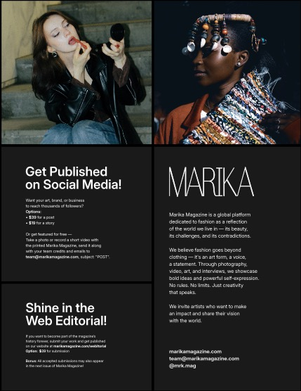 MARIKA MAGAZINE PORTRAIT (ISSUE 6325 - JUNE), page 2