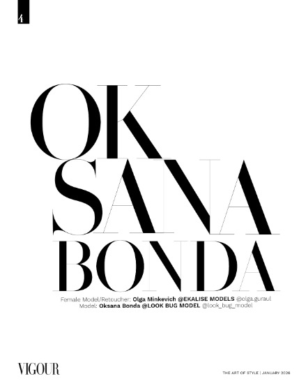 VIGOUR MAGAZINE The Art of Style | January 2026 | Issue 01, page 4