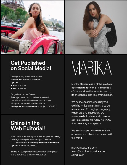 MARIKA MAGAZINE FASHION & GLAMOUR (ISSUE 6131 - JANUARY), page 2