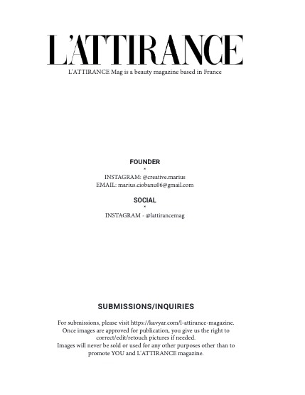L'ATTIRANCE MAIN ISSUE 42 June 2025, page 2