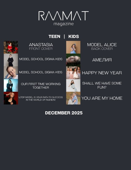 RAAMAT Magazine December 2025 Teen&Kids Edition Issue 2, page 3