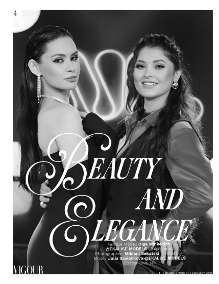 VIGOUR MAGAZINE The Black And White | February 2026 | Issue 01, page 4