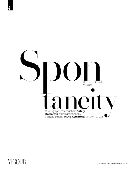 VIGOUR MAGAZINE Fashion & Beauty | March 2026  | Issue 06, page 4