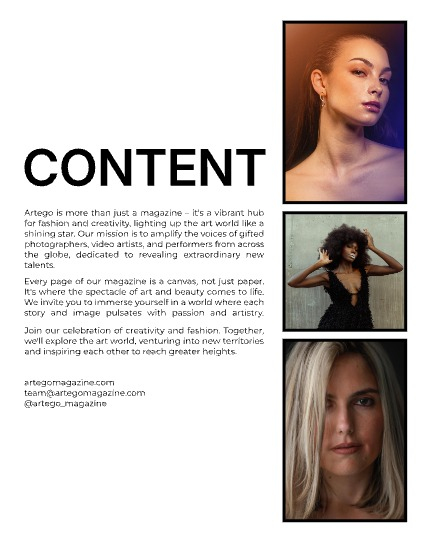 ARTEGO MAGAZINE - PORTRAIT MAY ISSUE 1369, page 2