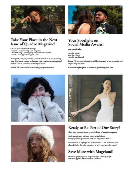 QUADRO MAGAZINE - PORTRAIT MARCH (Vol 1515), page 3