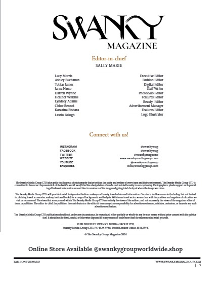 Swanky Magazine - March 2025: The Fashion Forward Edition, page 3