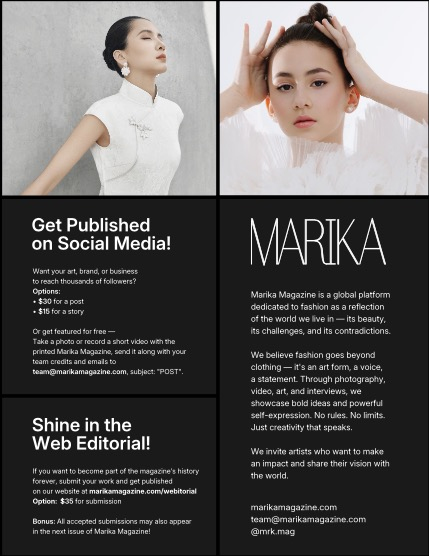 MARIKA MAGAZINE PORTRAIT (ISSUE 5757 - JUNE), page 2