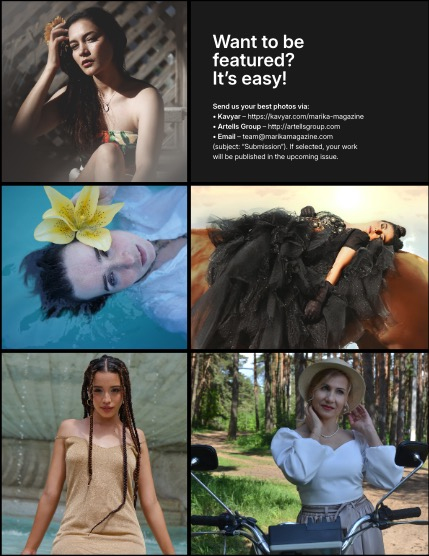 MARIKA MAGAZINE PORTRAIT (ISSUE 5874 - AUGUST), page 3