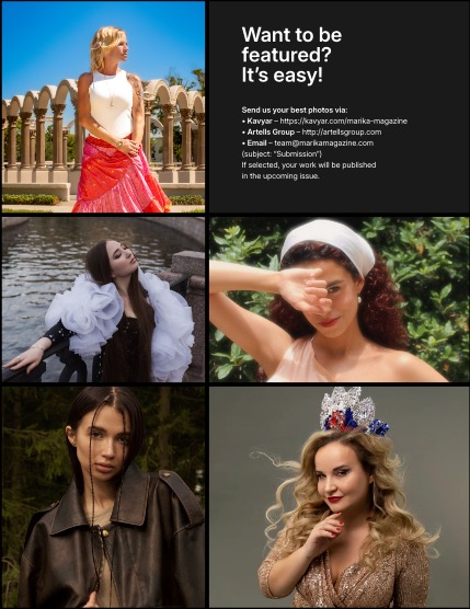 MARIKA MAGAZINE FASHION & GLAMOUR (ISSUE 5723 - JUNE), page 3
