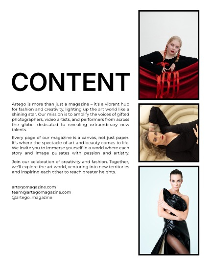 ARTEGO MAGAZINE - PORTRAIT JULY ISSUE 951, page 2