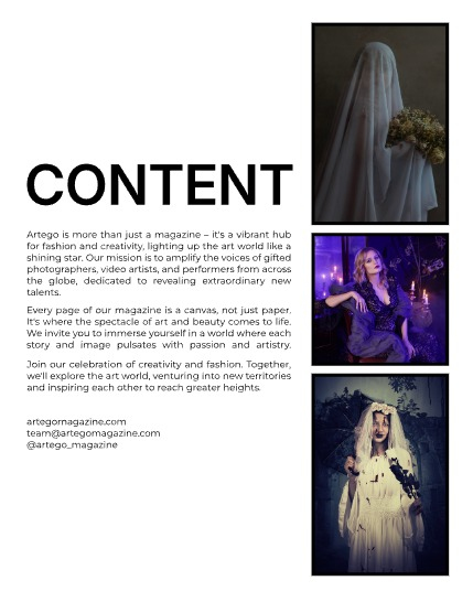 ARTEGO MAGAZINE - HALLOWEEN NOVEMBER ISSUE 1107, page 2