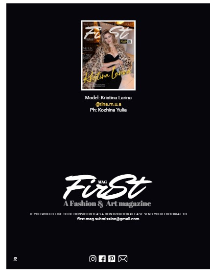 The FIRST Magazine Fashion & Beauty March 2025, page 2