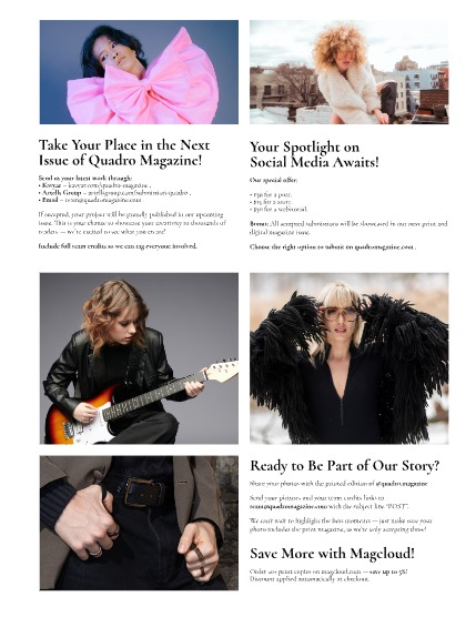 QUADRO MAGAZINE - FASHION & GLAMOUR MARCH (Vol 1503), page 3