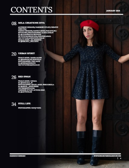 Swanky Magazine - January 2025: The Fashion Edition Issue 1, page 4