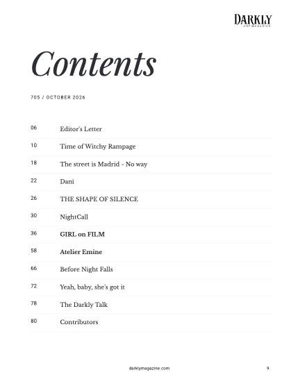 Darkly Issue 705, October 2026, page 9