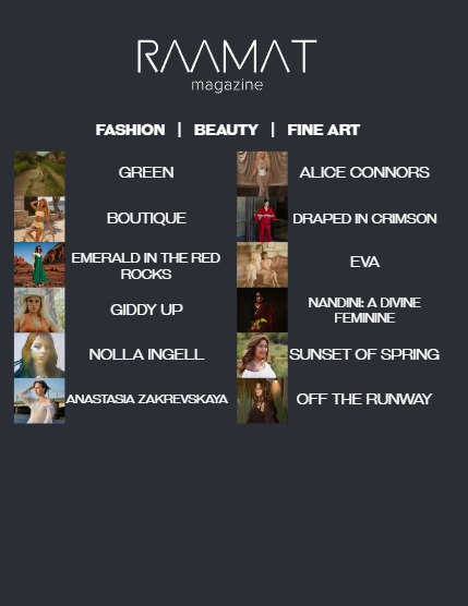 RAAMAT Magazine SUMMER 2026 Digital Issue 3, page 3