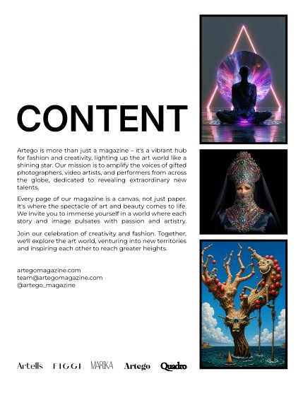 ARTEGO MAGAZINE - FINE-ART & AI AUGUST ISSUE 1445, page 2