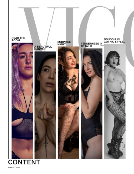 VIGOUR MAGAZINE Nude & Boudoir | March 2025 | Issue 01, page 2