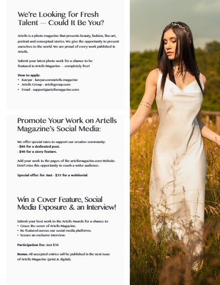 ARTELLS MAGAZINE - PORTRAIT JULY (Vol 3407), page 3