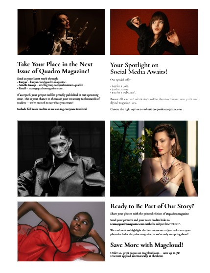 QUADRO MAGAZINE - FASHION & GLAMOUR OCTOBER (Vol 1738), page 3