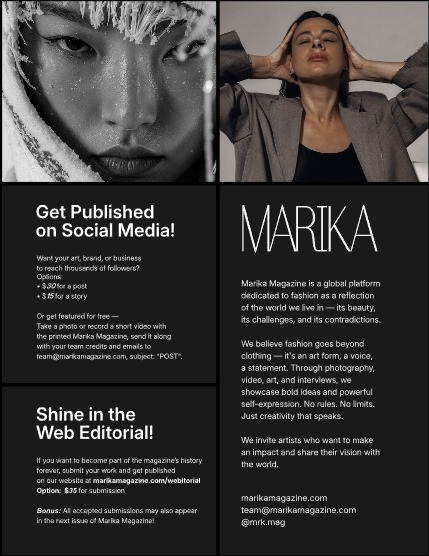 MARIKA MAGAZINE PORTRAIT (ISSUE 6059 - DECEMBER), page 2