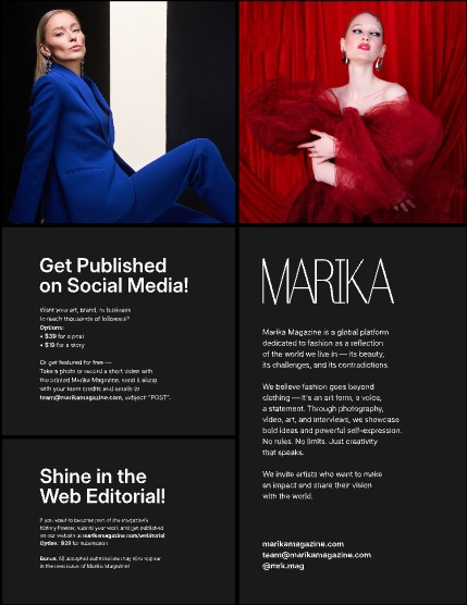 MARIKA MAGAZINE FASHION & GLAMOUR (ISSUE 6314 - JUNE), page 2