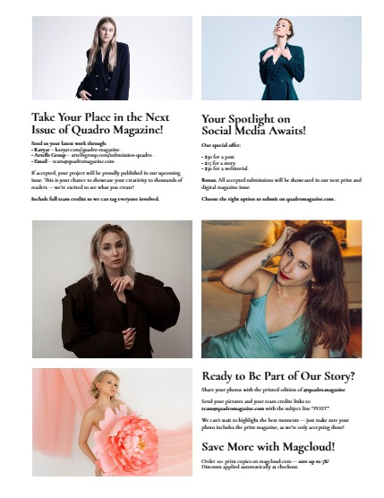 QUADRO MAGAZINE - PORTRAIT JULY (Vol 1190), page 3