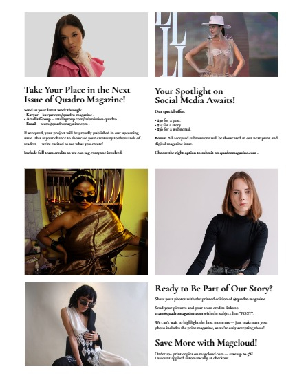 QUADRO MAGAZINE - EMOTIONS. ART. FASHION AUGUST (Vol 1214), page 3
