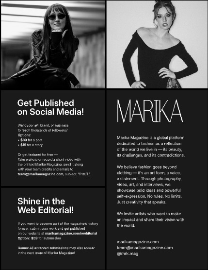 MARIKA MAGAZINE PORTRAIT (ISSUE 6297 - MAY), page 2