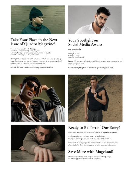 QUADRO MAGAZINE - MEN AUGUST (Vol 1699), page 3