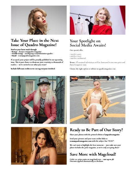 QUADRO MAGAZINE - PORTRAIT JULY (Vol 1681), page 3