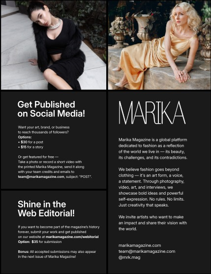 MARIKA MAGAZINE FASHION & GLAMOUR (ISSUE 6132 - JANUARY), page 2