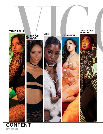 VIGOUR MAGAZINE The Nude & Boudoir | September 2026 | Issue 01, page 2