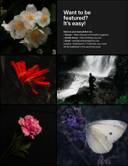 MARIKA MAGAZINE NATURE & TRAVELS (ISSUE 5798 - JULY), page 3