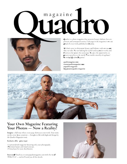 QUADRO MAGAZINE - EMOTIONS. ART. FASHION AUGUST (Vol 1209), page 2