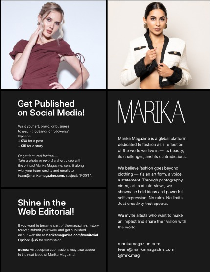 MARIKA MAGAZINE FASHION & GLAMOUR (ISSUE 5957 - OCTOBER), page 2