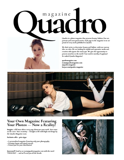 QUADRO MAGAZINE - EMOTIONS. ART. FASHION AUGUST (Vol 1211), page 2