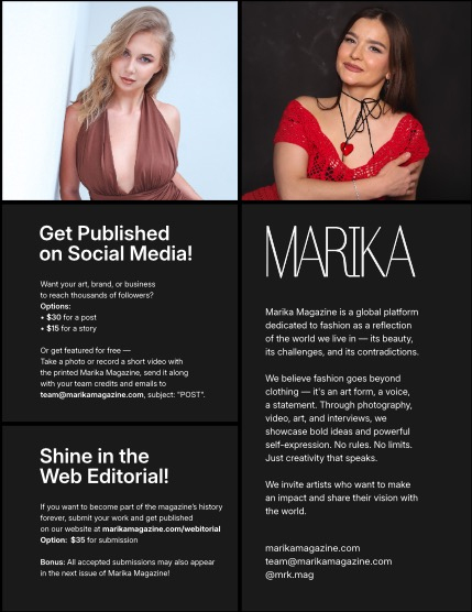 MARIKA MAGAZINE PORTRAIT (ISSUE 5925 - SEPTEMBER), page 2