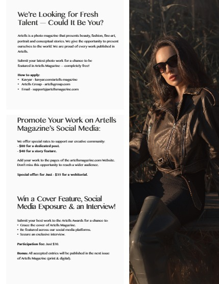 ARTELLS MAGAZINE - PORTRAIT NOVEMBER (Vol 3713), page 3