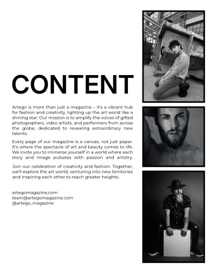 ARTEGO MAGAZINE - MEN MAY ISSUE 833, page 2