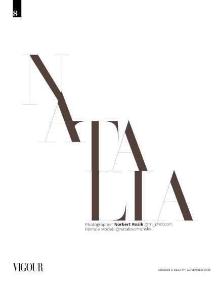 VIGOUR MAGAZINE Fashion & Beauty | November 2025 | Issue 05, page 8