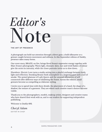 Darkly Issue 692, September 2026, page 6