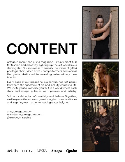 ARTEGO MAGAZINE - PORTRAIT JUNE ISSUE 1401, page 2