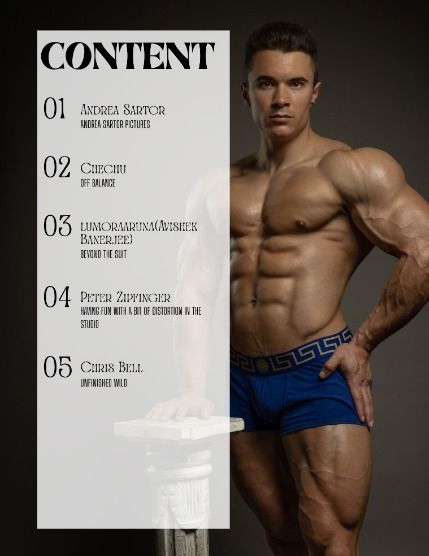 Антеймд, журнал. Мужской выпуск, октябрь 2026, выпуск 564 (UNTAMED MEN (Vol. 564 October 2026)), page 2