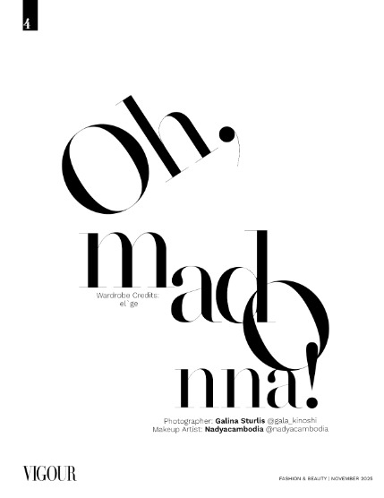 VIGOUR MAGAZINE Fashion & Beauty | November 2025 | Issue 22, page 4