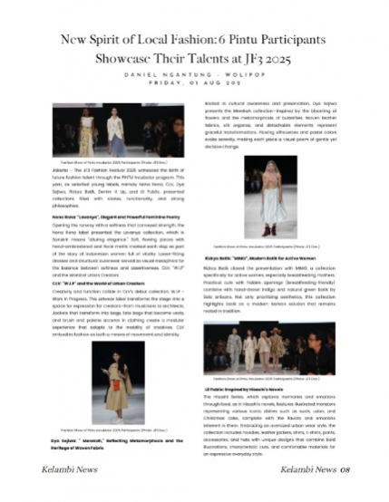 Kelambi Magazine Mens Fashion Potrait 3rd August 2025, page 8