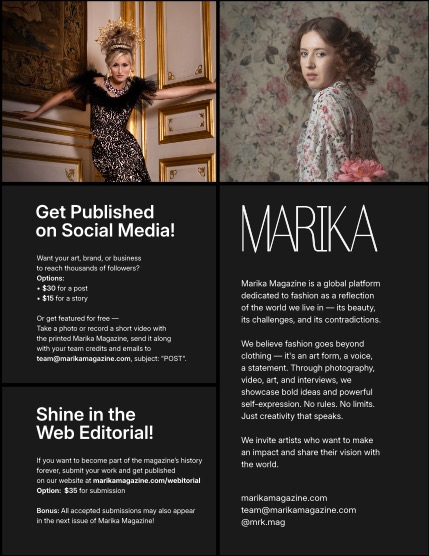 MARIKA MAGAZINE PORTRAIT (ISSUE 5876 - AUGUST), page 2