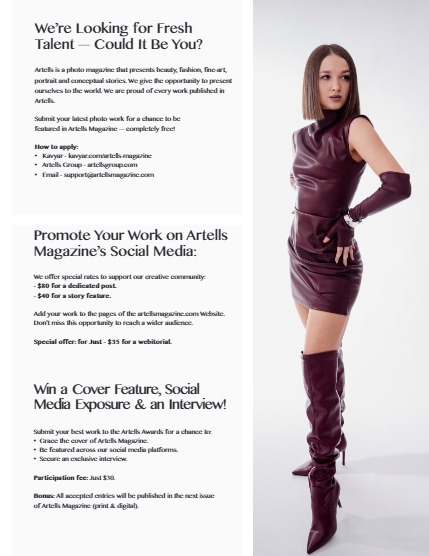 ARTELLS MAGAZINE - PORTRAIT AUGUST (Vol 3507), page 3