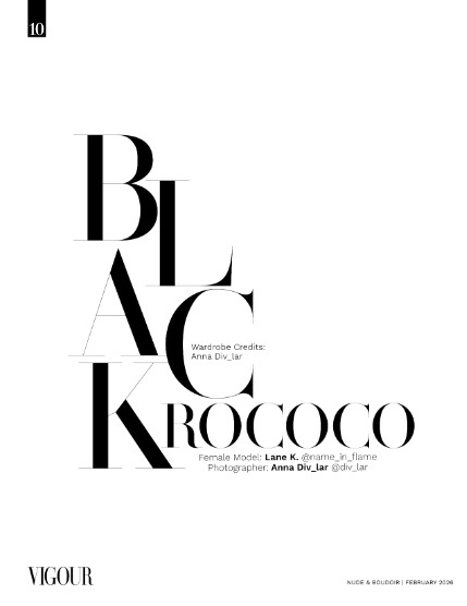 VIGOUR MAGAZINE The Nude & Boudoir | February 2026 | Issue 02, page 10