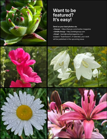 MARIKA MAGAZINE NATURE & TRAVELS (ISSUE 5828 - AUGUST), page 3